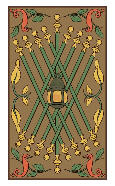 Symbolic Tarot Of Wirth Mini Cards Deck Esoteric Historic Lo Scarabeo