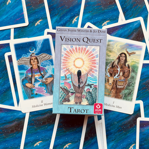 Vision Quest Tarot Cards Deck By Gayan Sylvie Winter Esoteric Agm 1067012591