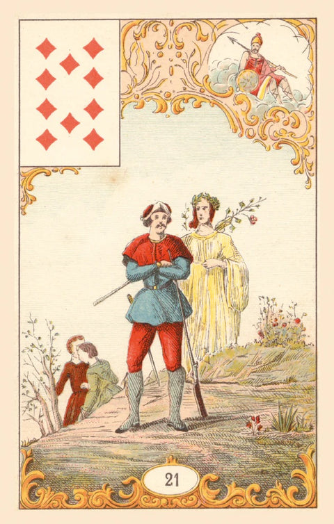 The Little Oracle Cards Deck Lenormand Sibyls Miniature Pocket Lo Scarabeo NEW