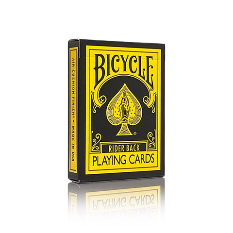 Bicycle Reverse Yellow Black Playing Cards Deck Poker Magic Tricks