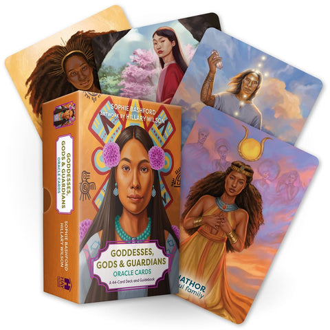 Goddesses, Gods And Guardians Oracle Cards Deck By Sophie Bashford