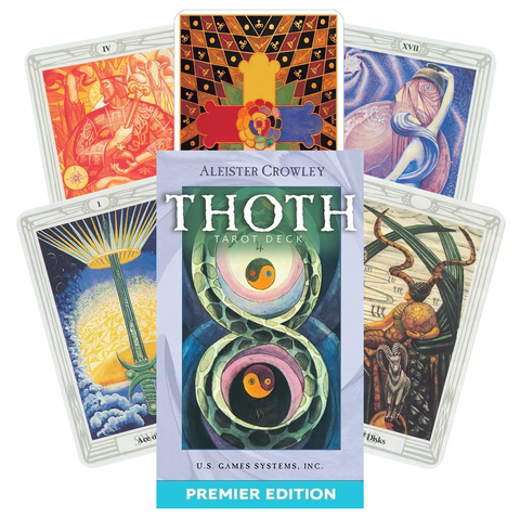 Small Crowley Thoth Premier Edition Tarot Cards Deck US Games Systems Crbn80