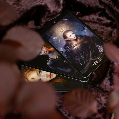The Oracle of the Vampire Fae cards Blue Angel