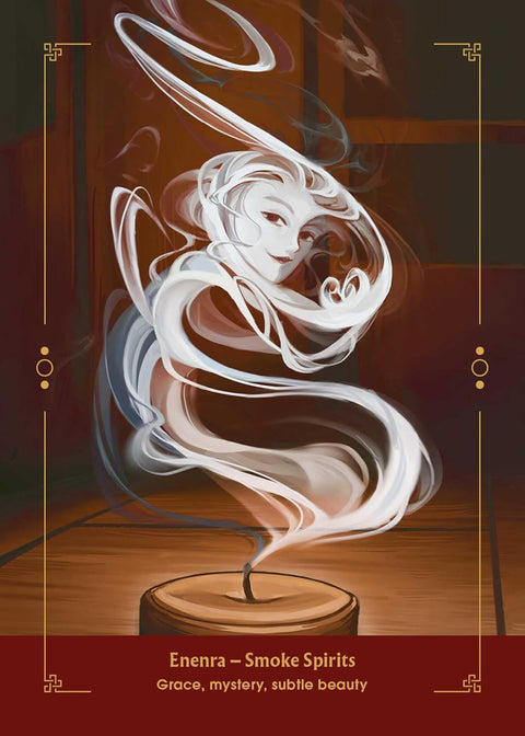Yokai Oracle Cards 60-Card Japanese Folklore Divination Deck Adams Media