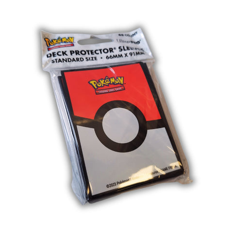 Ultra PRO Pokémon Poké Ball Deck Protector Sleeves 65ct Standard Size 66x91mm