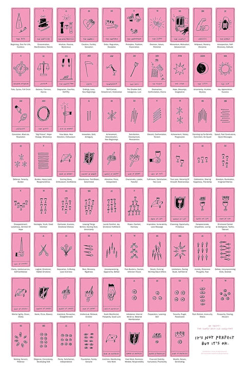 OK Tarot Card Deck by Adam J Kurtz Beginner Friendly 78 Cards Set