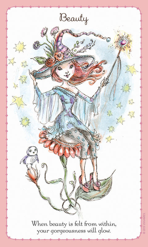 Witchlings Cards Deck & Book Set Enchanting Spells Energy US Games Systems NEW