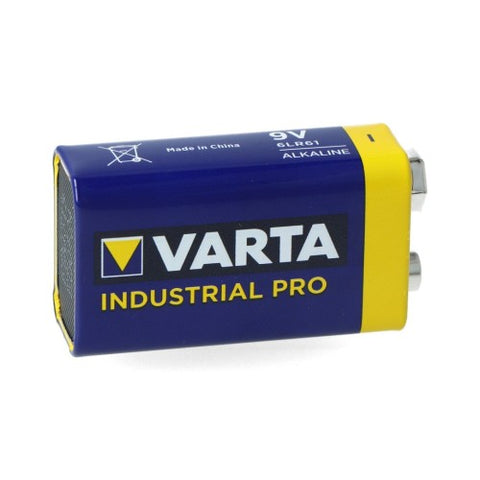 Varta Industrial Pro 9V Alkaline Battery 6LR61 E-Block MN1604 522