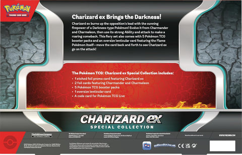 Pokemon TCG Charizard ex Special Collection Box with 5 Booster Packs EN
