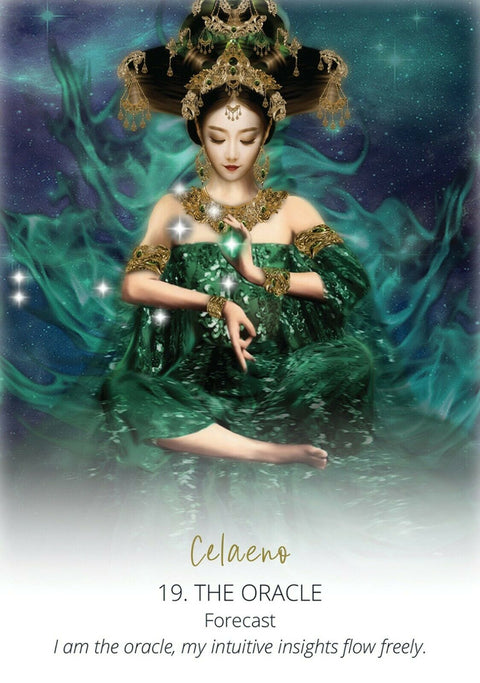 Star Temple Oracle Cards Deck by Suzy Cherub, 44 Card Set, Blue Angel