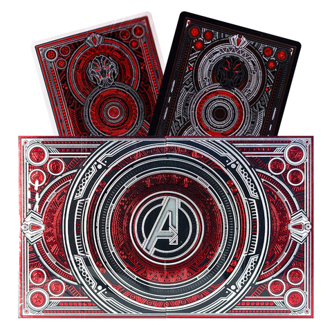 Avengers Ultron Playing Cards 2 Decks Pvc & Paper Led Lights Difatta Dif10