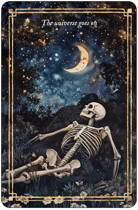 Memento Mori Oracle Deck 36 Daily Affirmation Cards by Red Wheel