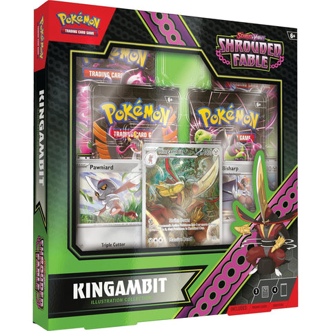 Pokemon TCG Scarlet & Violet Shrouded Fable Kingambit Collection Box