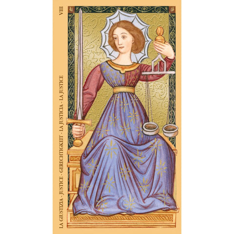 Golden Tarot of Renaissance Estensi Deck by Lo Scarabeo 50 Cards