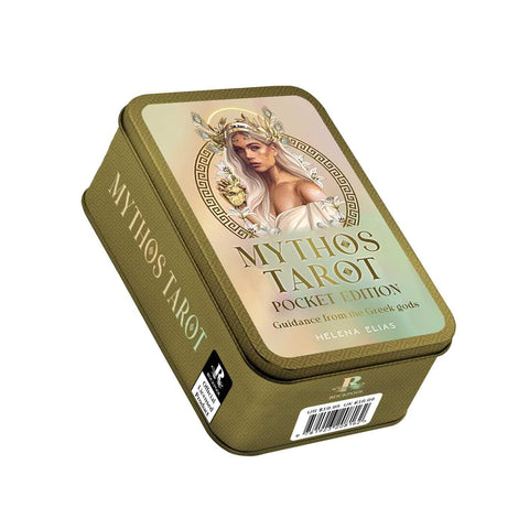 Mythos Tarot Pocket Tin Deck Greek Gods 78 Cards Guidebook Rockpool