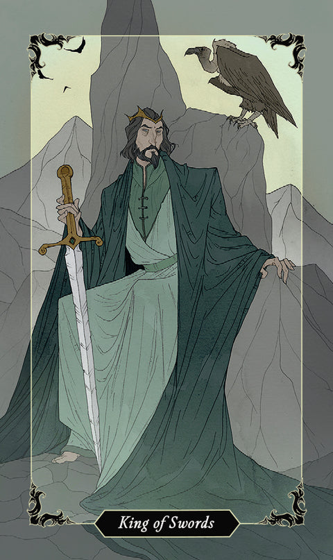 Dark Wood Tarot Mini Cards Deck Llewellyn Sasha Graham Miniature Edition