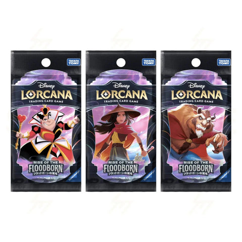 Disney Lorcana Rise of the Floodborn Booster Pack 6-Card Japanese Sealed
