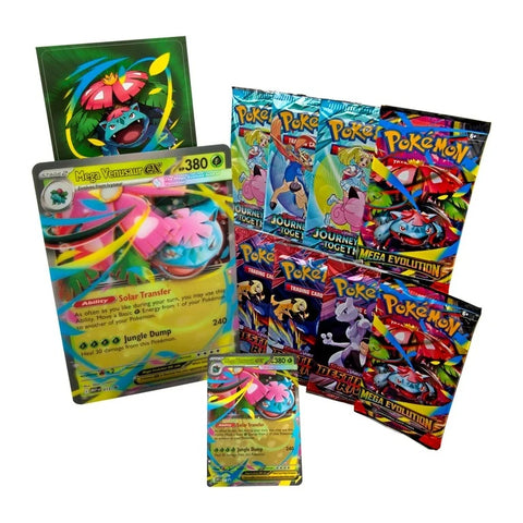 Pokemon TCG Mega Venusaur EX Premium Collection Box 8 Booster Packs EN