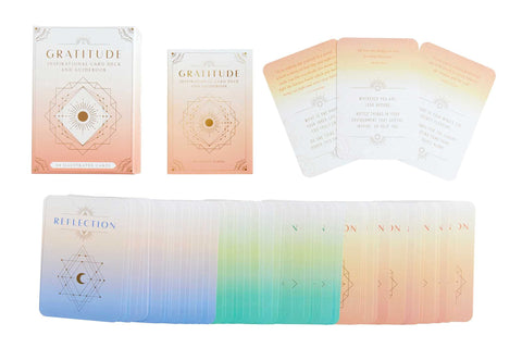 Gratitude Inspirational Card Deck & Guidebook Insight Editions By C. Scholl