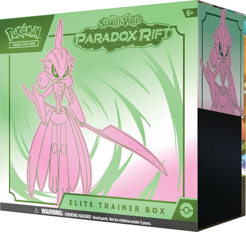 Pokemon TCG Paradox Rift Iron Valiant Elite Trainer Box 9 Boosters