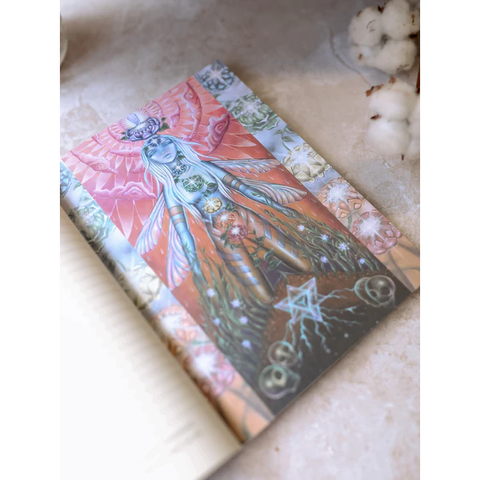 Beyond Lemuria Journal by Izzy Ivy Lined Notebook Blue Angel 220 Pages