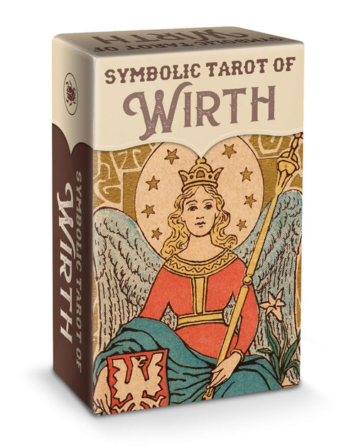 Symbolic Tarot Of Wirth Mini Cards Deck Esoteric Historic Lo Scarabeo
