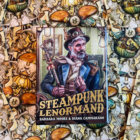 Steampunk Lenormand Oracle Cards Lo Scarabeo Barbara Moore Diana Cammarano NEW