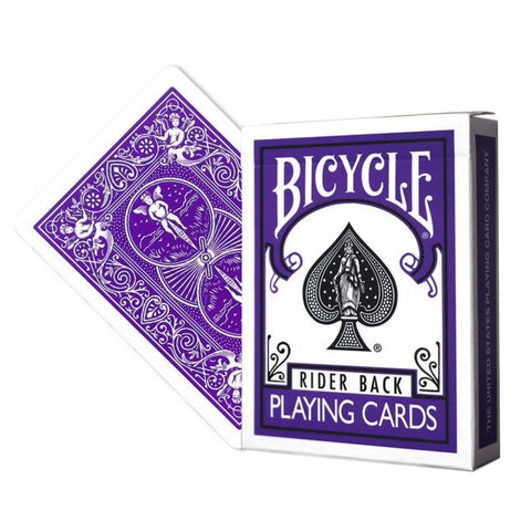 Bicycle Rider Back Violet Playing Cards Deck for Poker & Magic Tricks