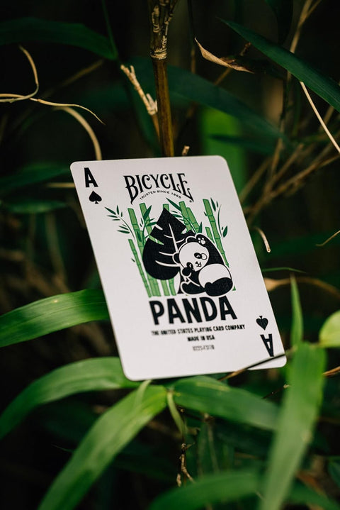 Bicycle Panda Playing Cards Deck Poker Size USPCC Green Limited Edition