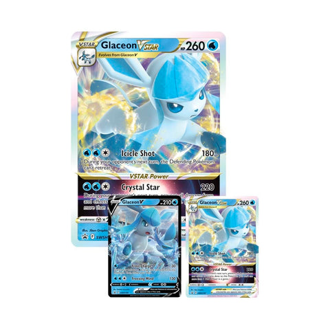 Pokemon TCG Glaceon VSTAR Special Collection Box 5 Booster Packs English