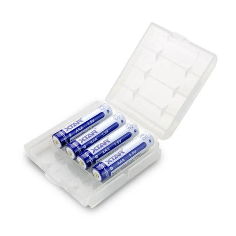 4x Xtar AAA 1.5V Li-ion Rechargeable Batteries 1200mWh with Box