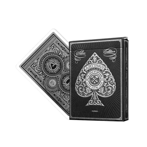 Theory11 Artisan Silver Edition Luxury Playing Cards Deck Poker Magic