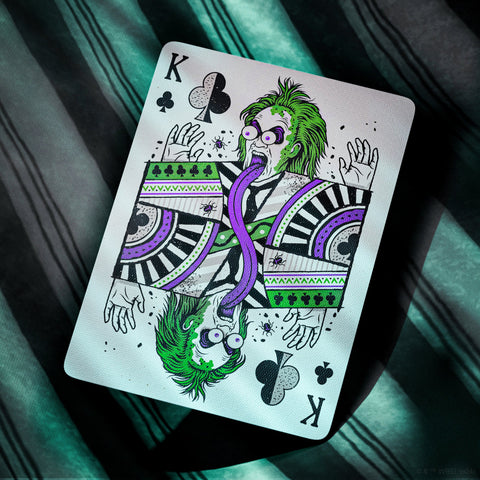 Beetlejuice Playing Cards Theory 11 Green Purple Poker Deck