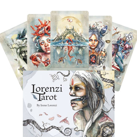 Lorenzi Tarot 78-Card Deck & Full-Color Guidebook Set by US Games Systems
