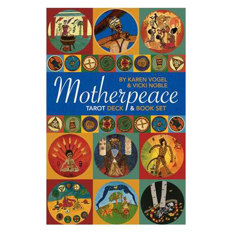 Mini Motherpeace Round Tarot Deck and Guidebook Set by Karen Vogel US Games