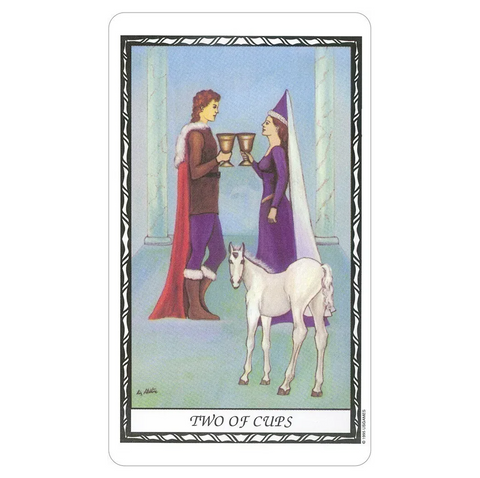 Unicorn Tarot Cards Deck Suzanne Star Liz Hilton Esoteric Telling US Games Ut78