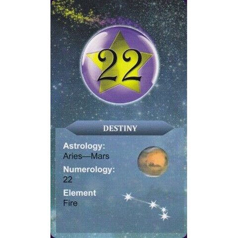 Pick Your Numbers Tarot Numerology Astrology Card Deck with Guidebook