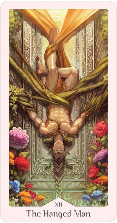 Heavenly Bloom Tarot Deck Noa Ikeda US Games Rose Gold with Guidebook