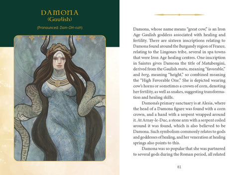 Celtic Goddesses, Witches And Queens Oracle Cards Deck Schiffer Publishing Sp168