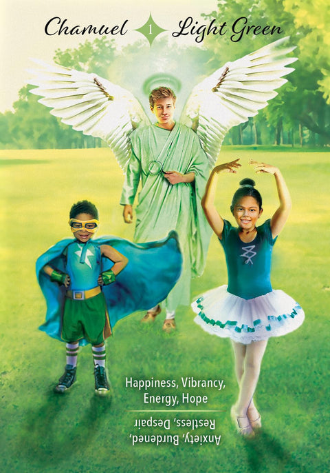 Angels & Auras Oracle Card Tarot‑Style Deck with Guide