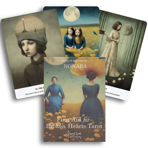 First Aid for Broken Hearts Tarot Deck 78 Cards + Guidebook by Sacred Scribe