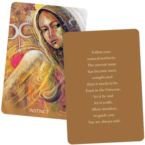 Spirit Oracle 3rd Ed Deck Toni Carmine Salerno Gold Edge Blue Angel