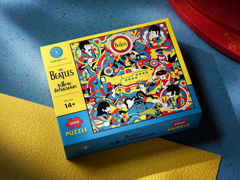 The Beatles Yellow Submarine 1000-Piece Jigsaw Puzzle w/ Carrying Pouch Theory11