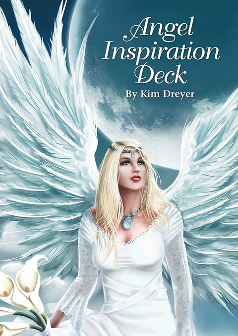 Angel Inspiration Oracle Deck by Kim Dreyer, 44 Cards, US Games Systems