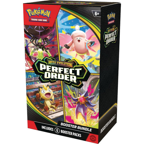 Pokemon TCG Mega Evolution Perfect Order 6 Booster Pack Bundle ENG