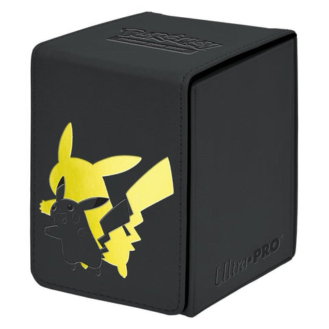 Ultra PRO Elite Pikachu Alcove Flip Deck Box for Pokémon, 100 Cards, Magnetic
