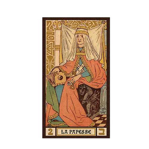 Golden Wirth Tarot Grand Trumps 22 Card Deck Gold Foil Lo Scarabeo