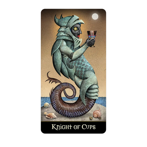 Deviant Moon Tarot Mini Borderless Deck by US Games, 78 Cards