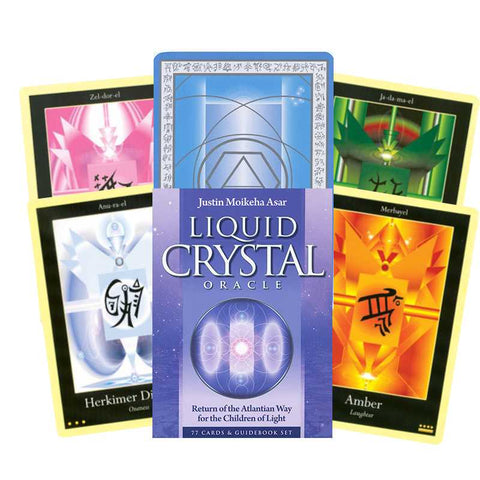 Liquid Crystal Oracle Tarot Deck 77 Cards & Guidebook by Blue Angel