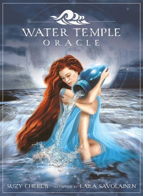 Water Temple Oracle Cards Deck Blue Angel Suzy Cherub Esoteric Divination